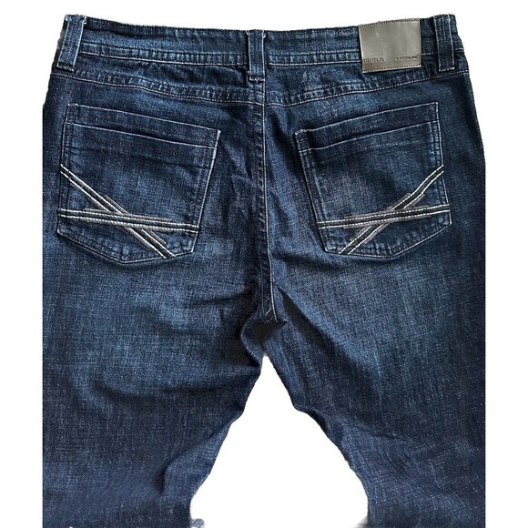 Y2K TK Axel Dark Wash Embroidered Jeans - Picture 3 of 5